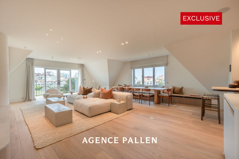 Uitzonderlijk hoekappartement met 4 slaapkamers